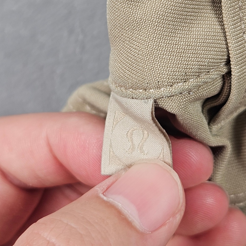 Lululemon ABC Classic Fit Pant Mens 33 (Fits 35x33) Tan Khaki Warpstreme Chino - Picture 6 of 10